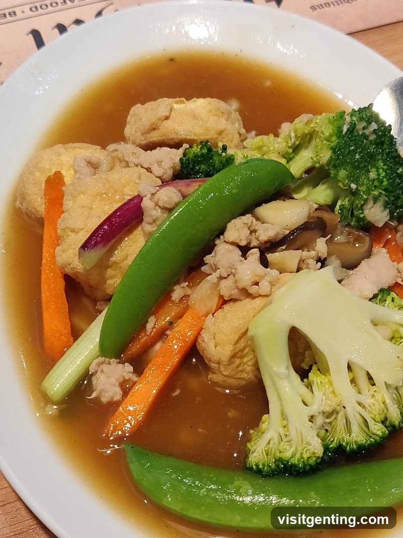 Close-up of a vegetable dish