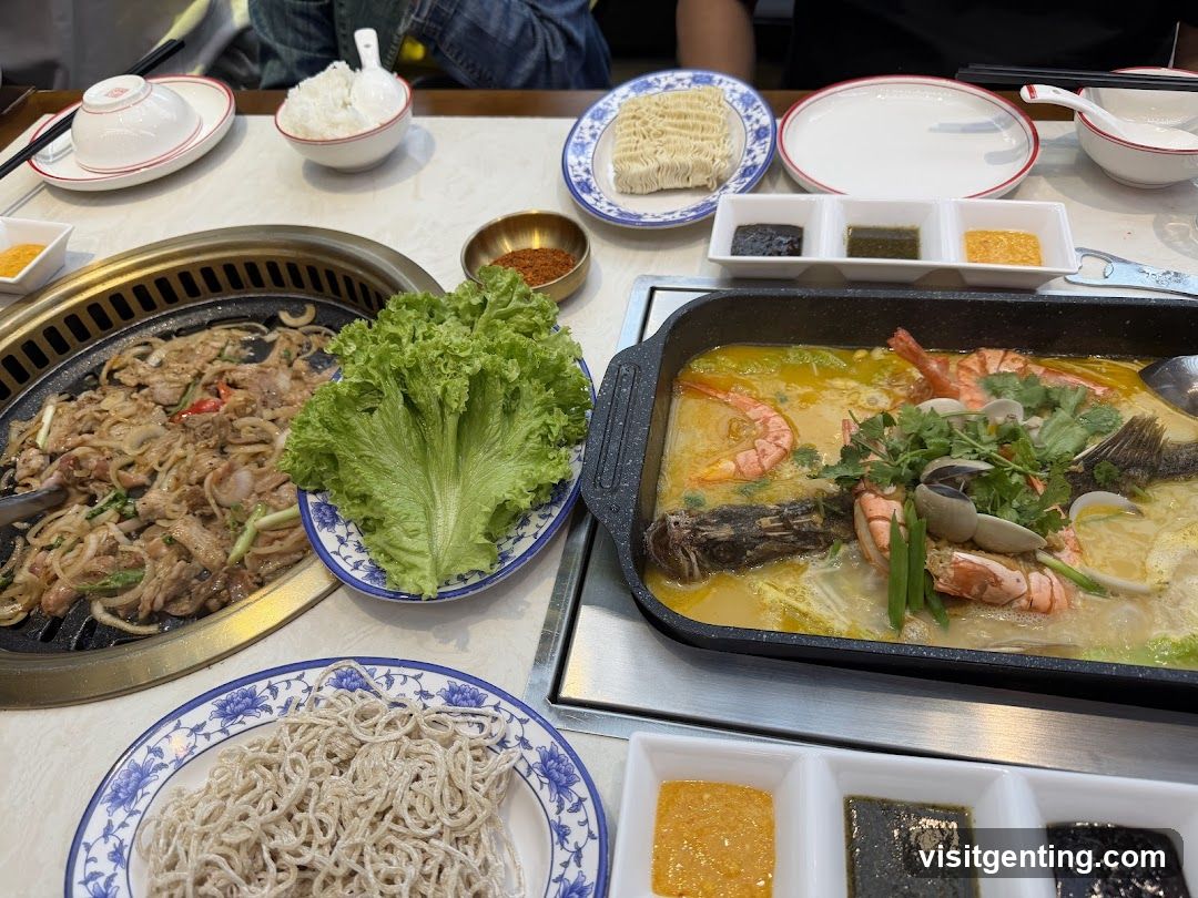 Dining Table with Food