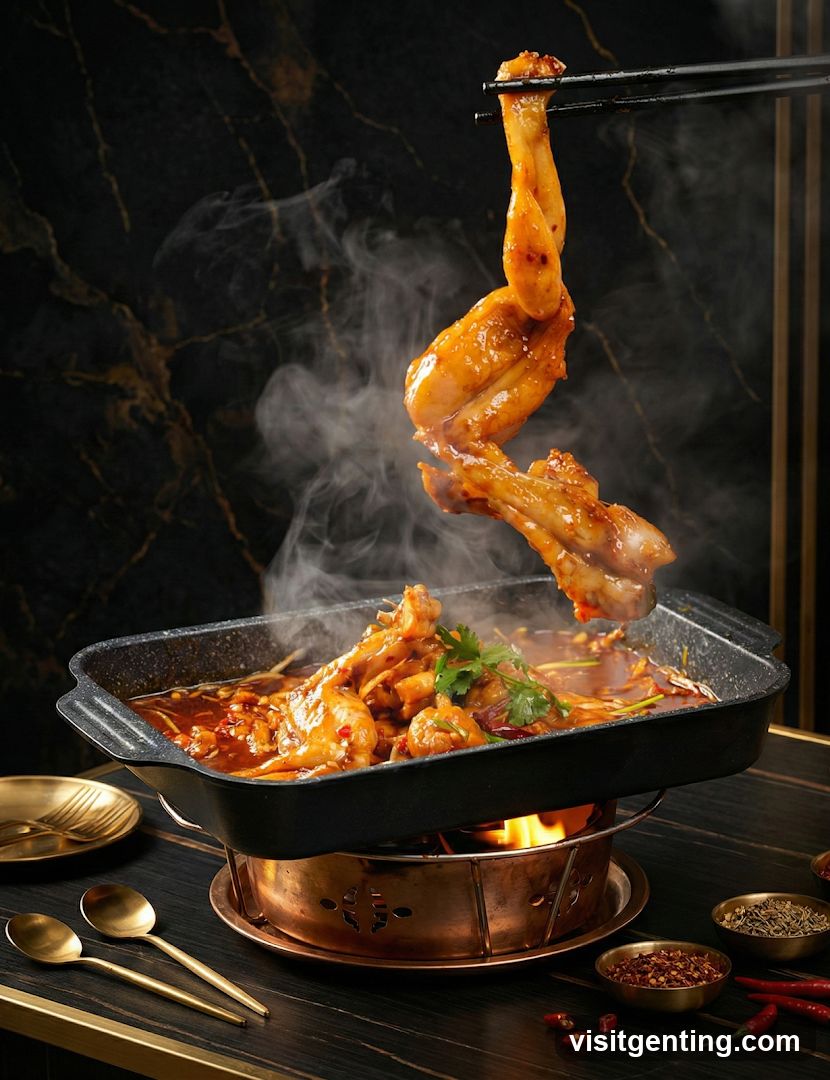 Hot Pot Dish with Frog Legs