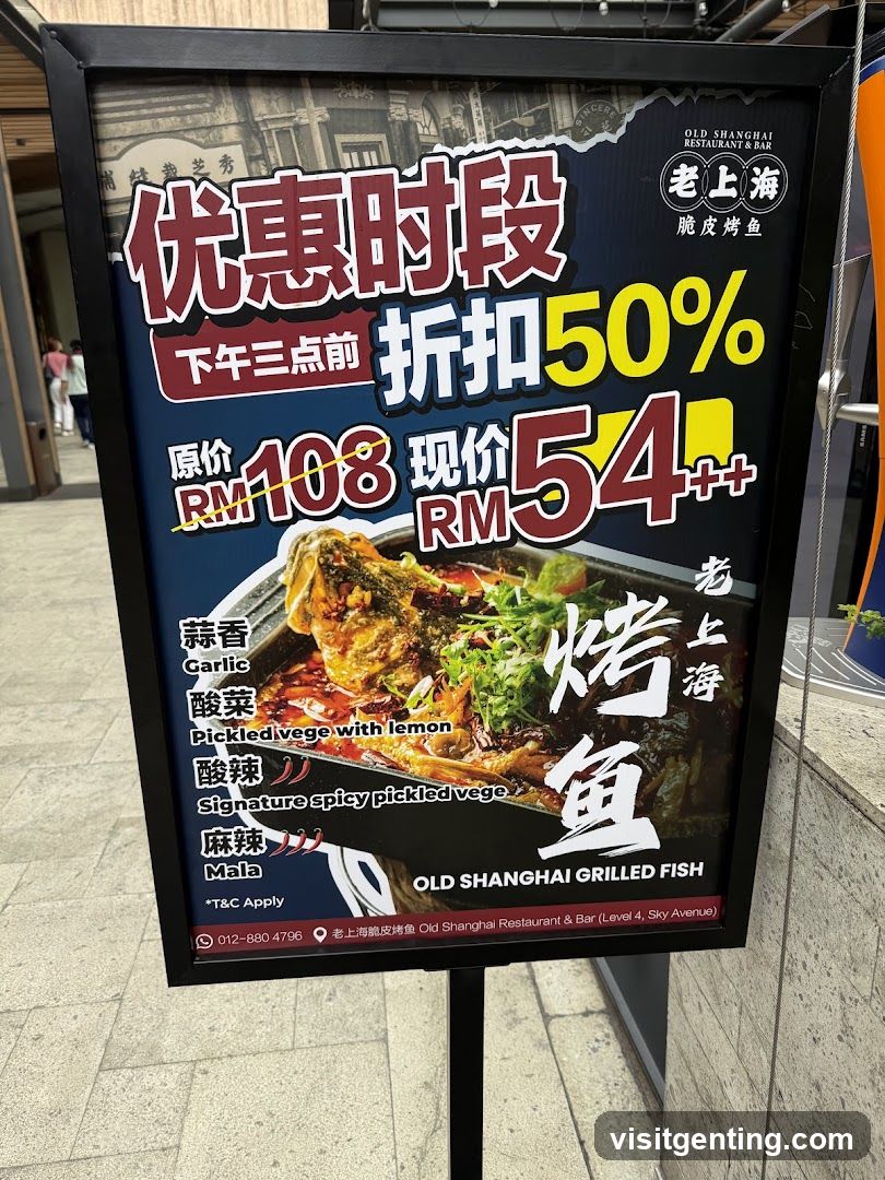 Promotional Signboard for Restaurant