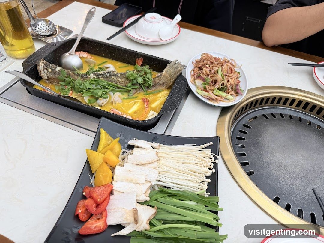 Dining Table with Food