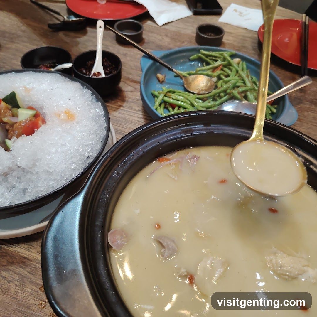Dining Table with Food