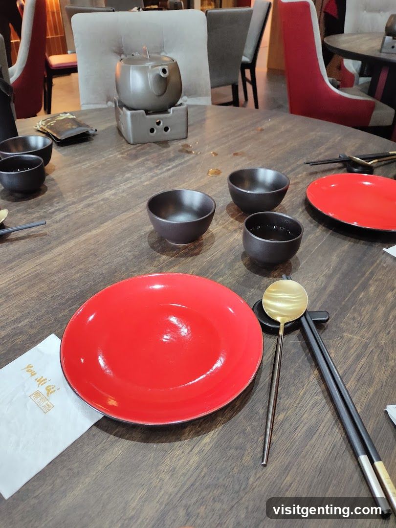 Restaurant Interior Table Setting