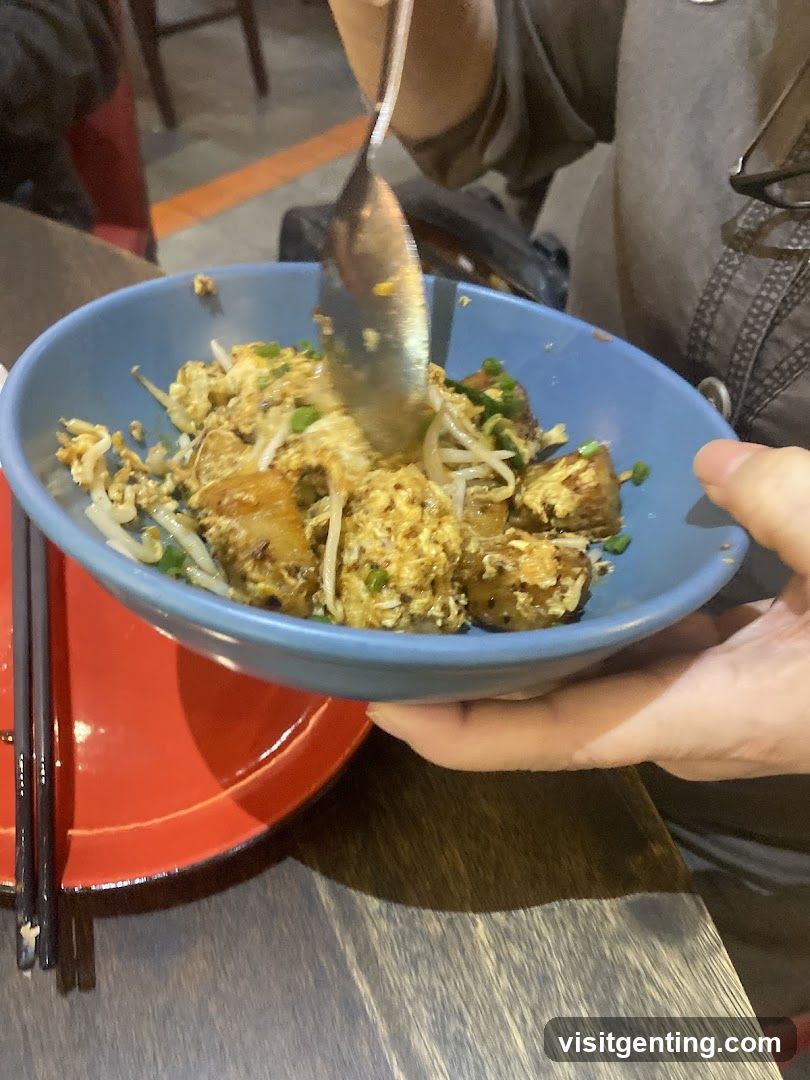 Food being served