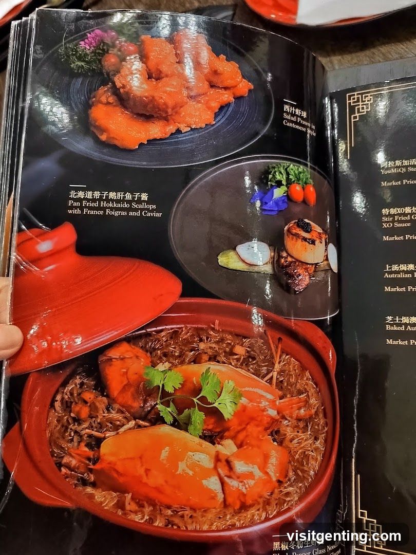 Restaurant Menu Page