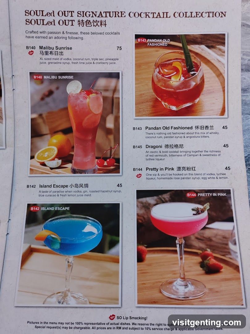 SOULed OUT Signature Cocktail Collection