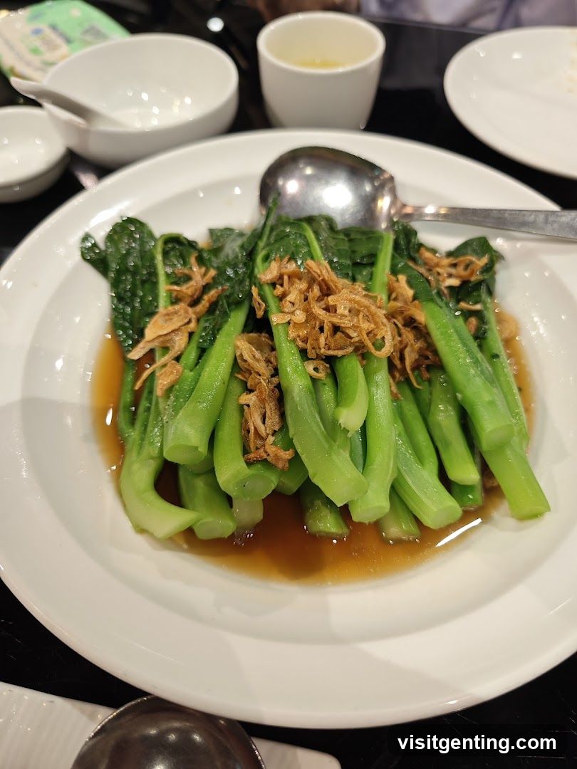 Dining Table with Vegetable Dish
