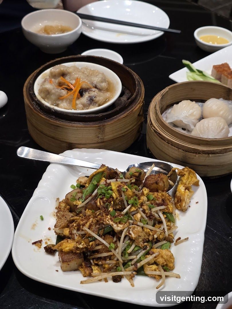 Dining Table with Chinese Cuisine
