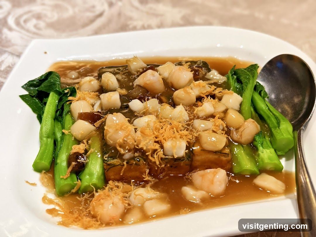 Dish served on a plate
