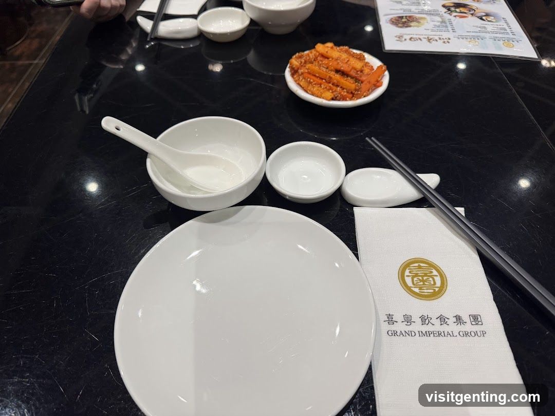 Dining Table Setup at Restaurant