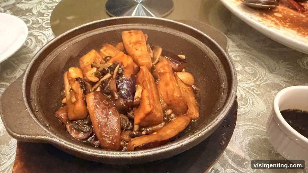 Dish in a clay pot
