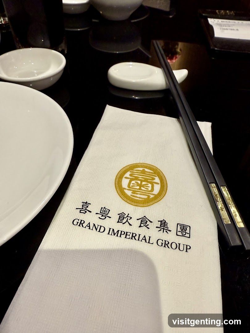 Table Setting at Grand Imperial Group Restaurant