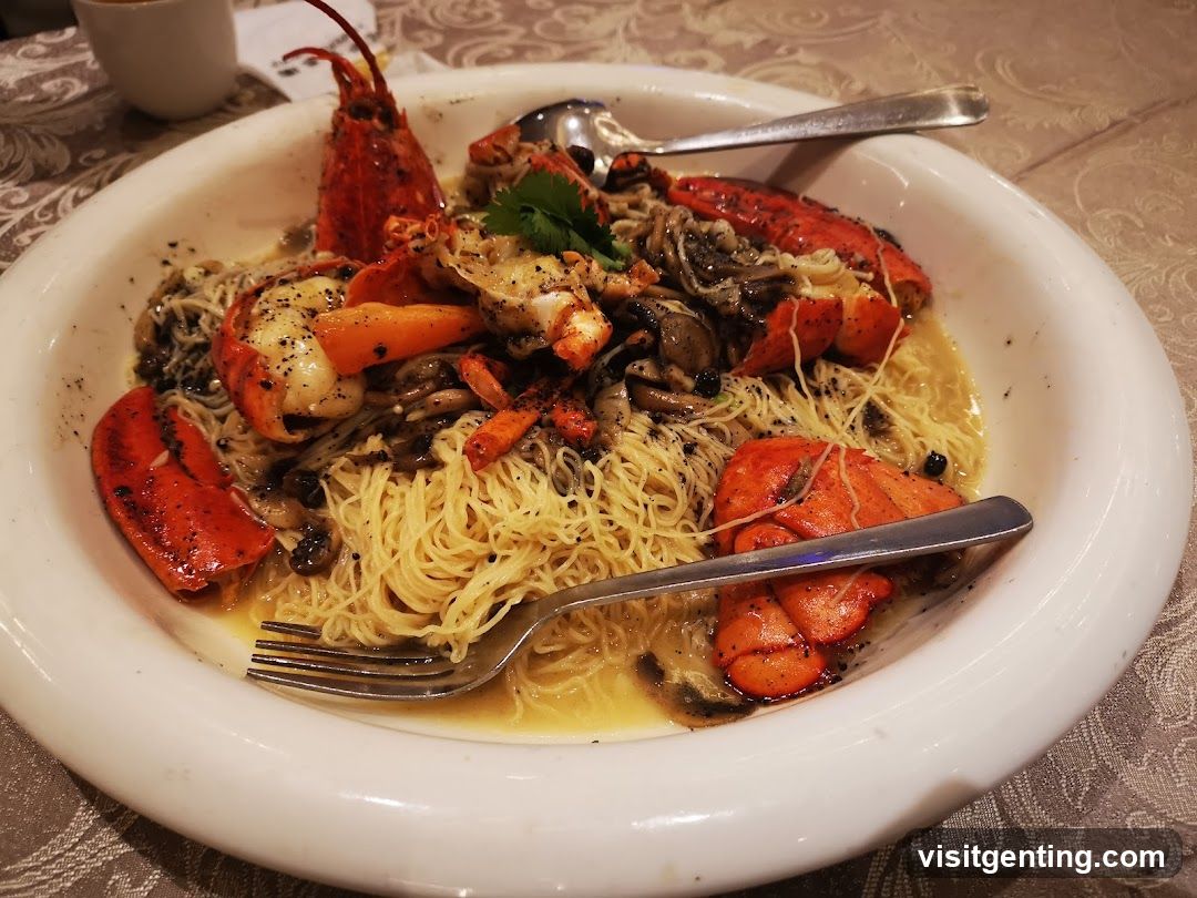 Lobster Noodle Dish
