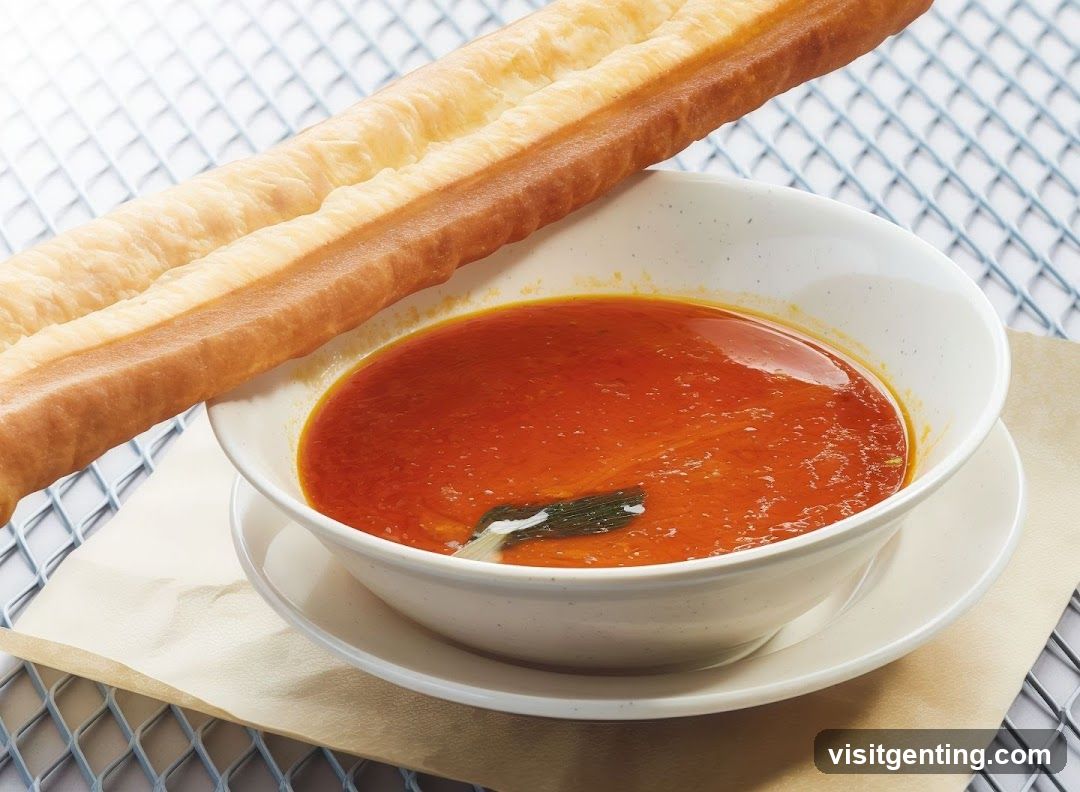 Tomato Soup with Bread