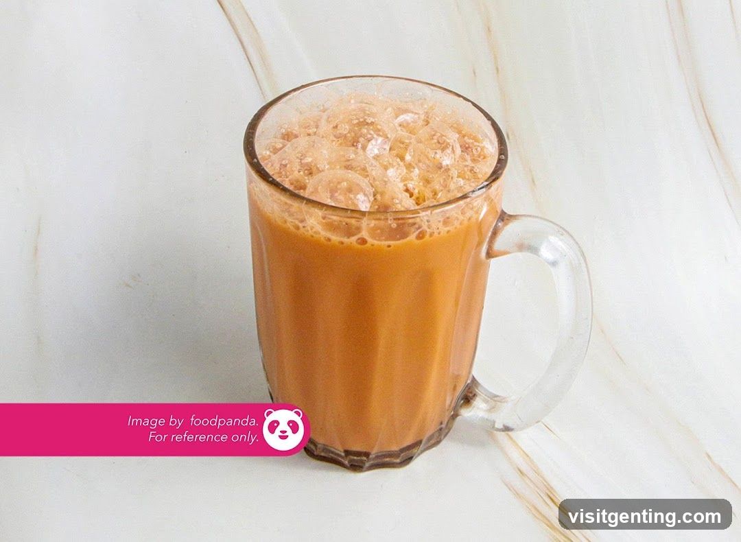 Tea in a glass mug