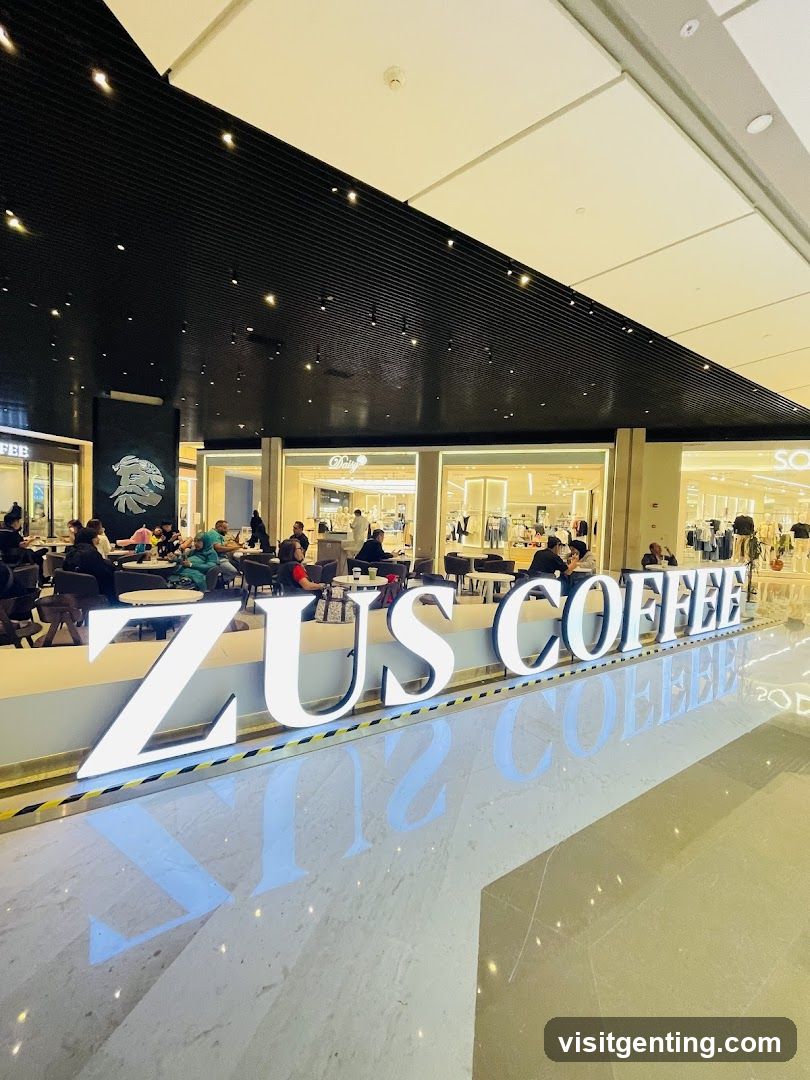 ZUS COFFEE interior view