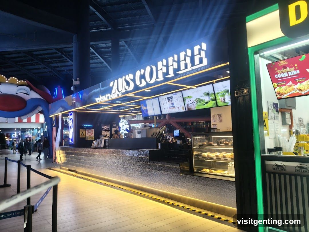 ZUS COFFEE storefront interior view