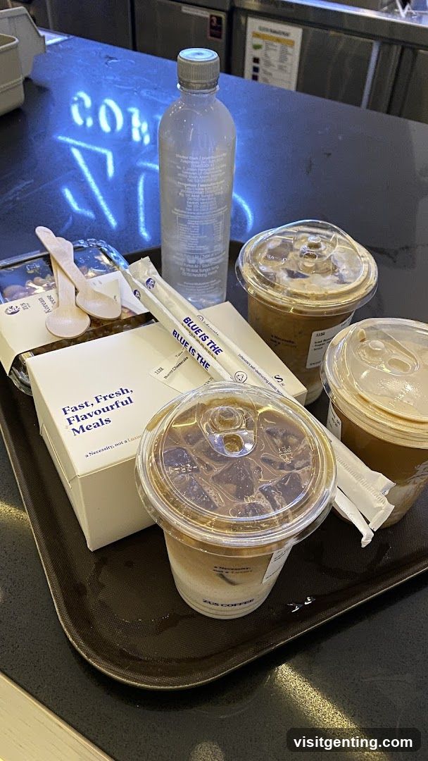 Coffee and meal tray