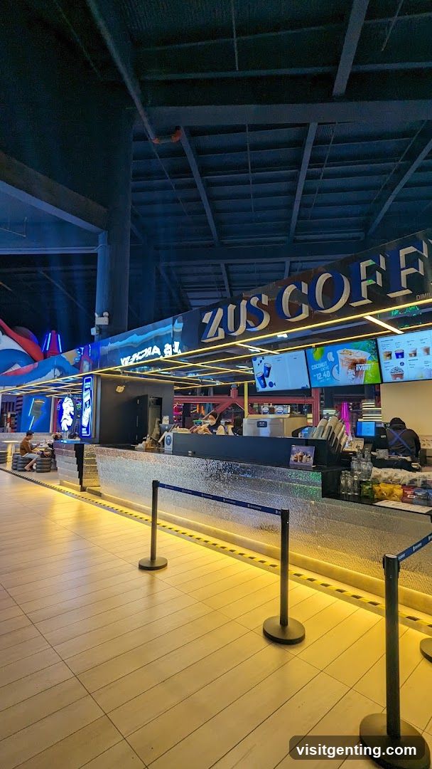 Interior of a beverage counter
