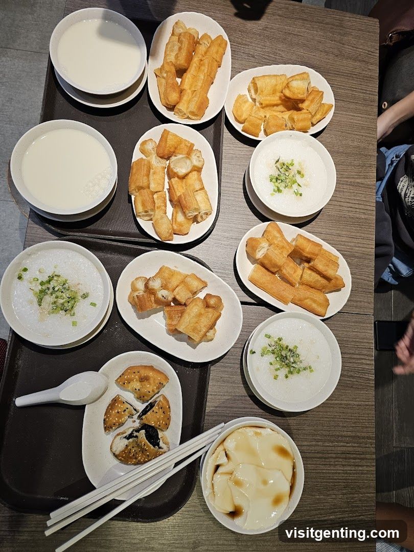 Food Spread on Table