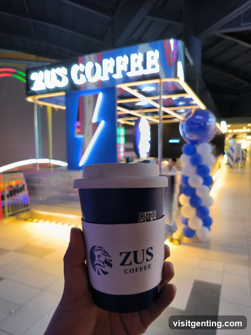 ZUS COFFEE storefront interior view