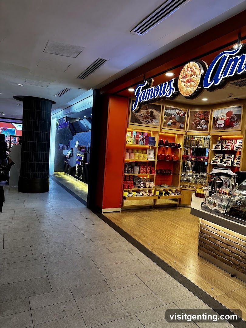 Famous Amos store interior