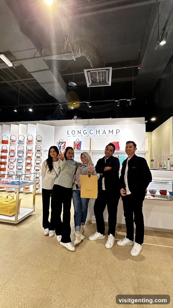 Group photo in Longchamp store