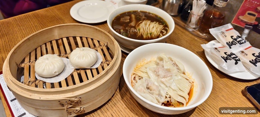 Dining Table with Chinese Cuisine