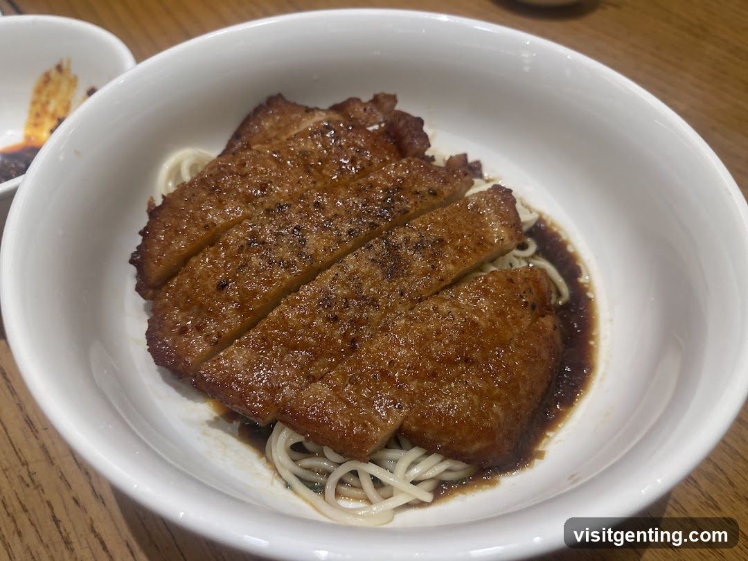 Noodle Dish with Grilled Meat