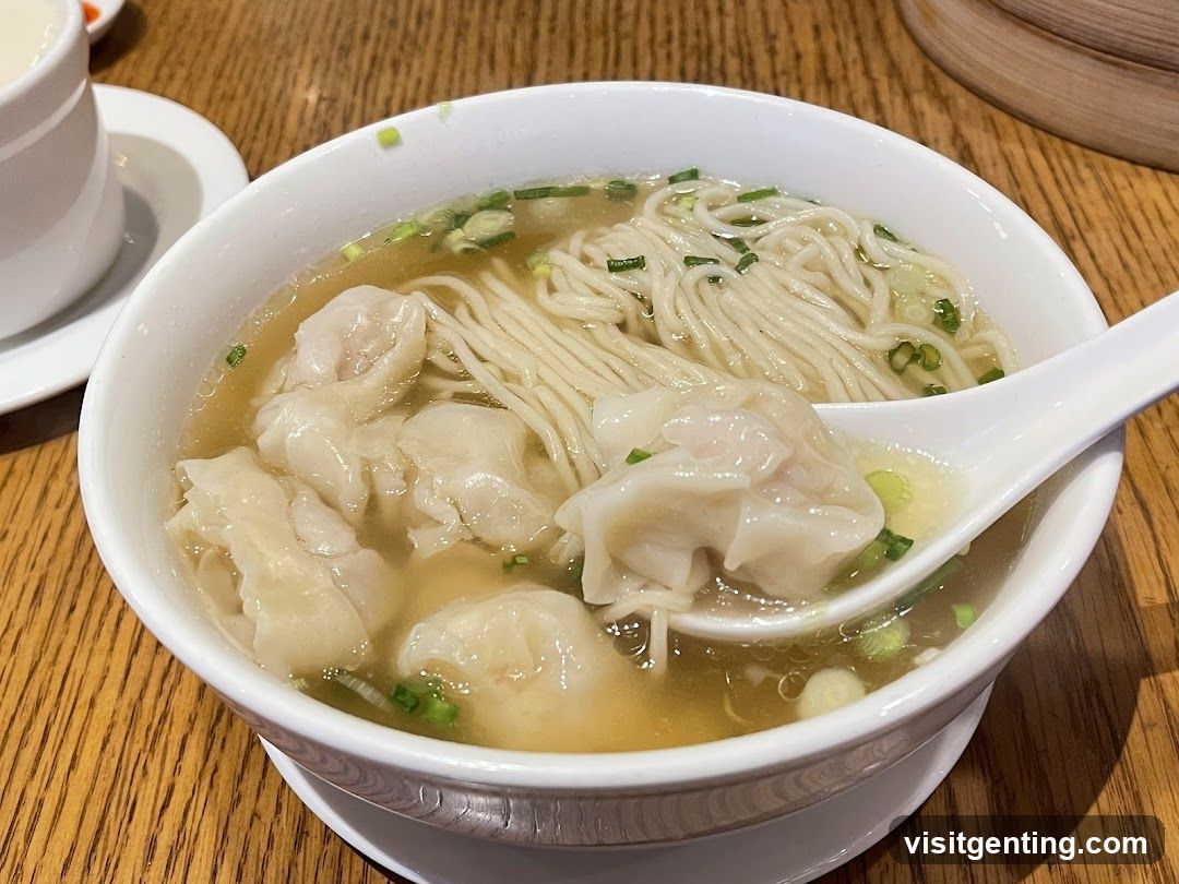 Wonton Noodle Soup