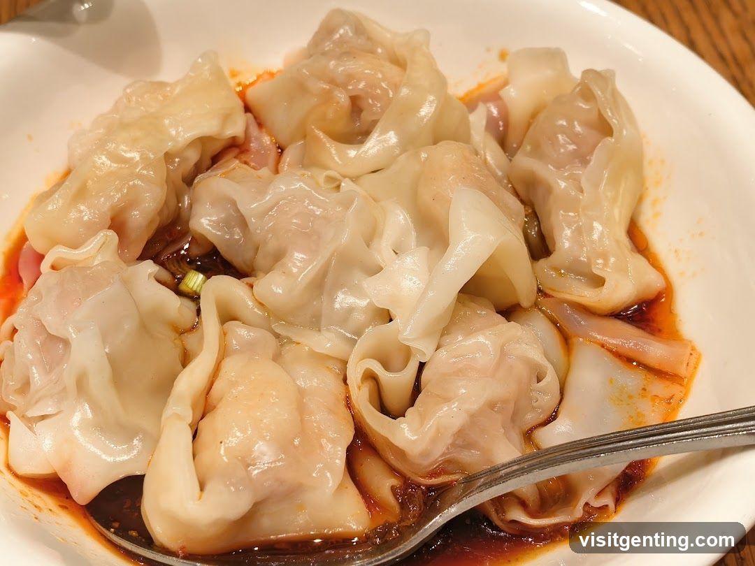 Wontons in Red Sauce
