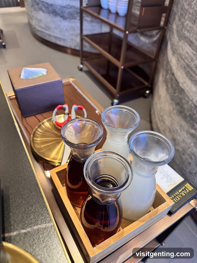 Interior beverage station