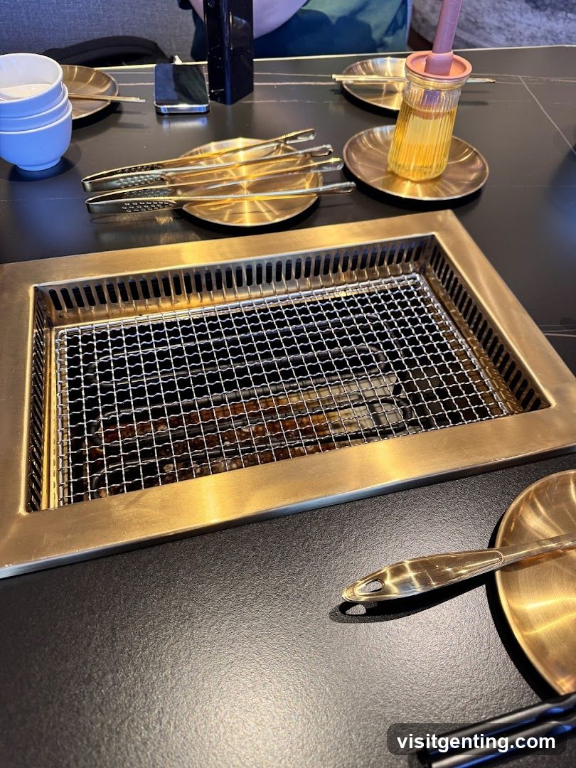 Table at a restaurant