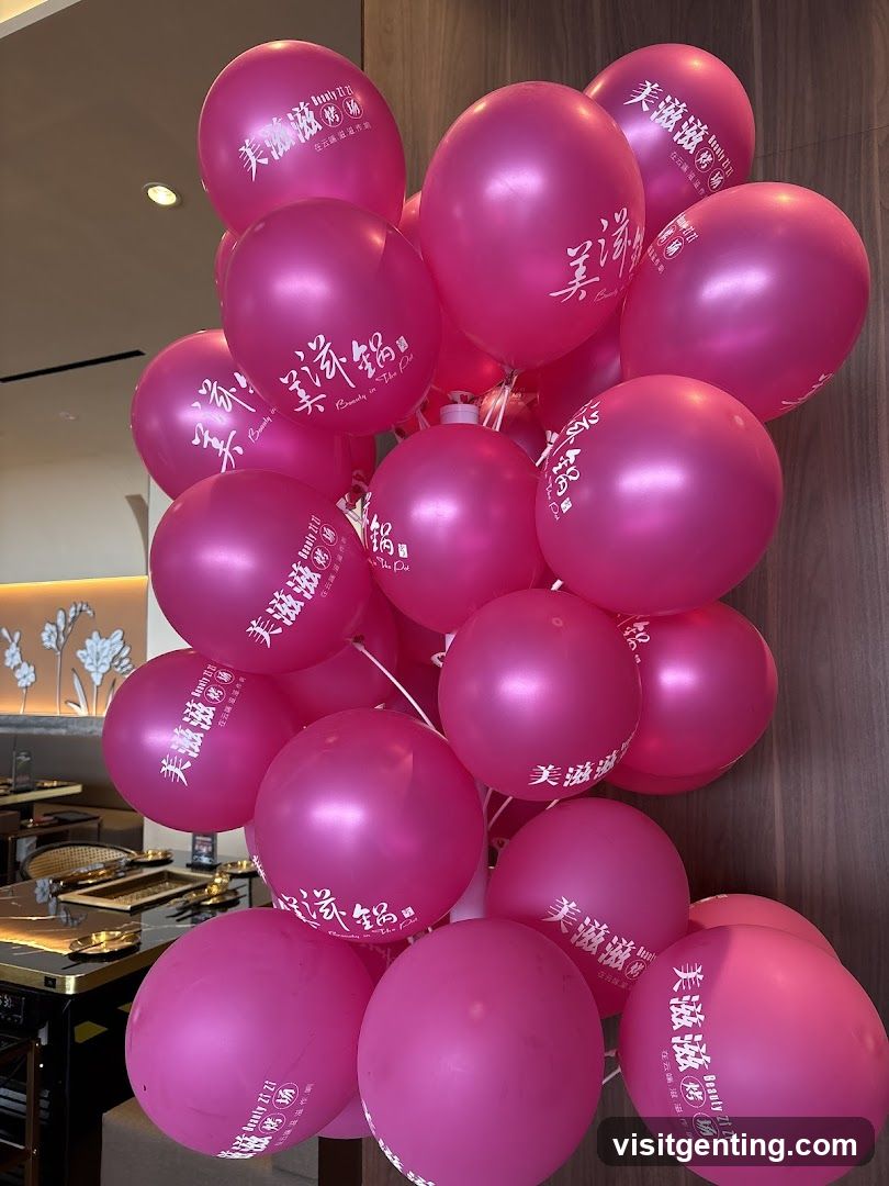 Pink Balloons with Branding