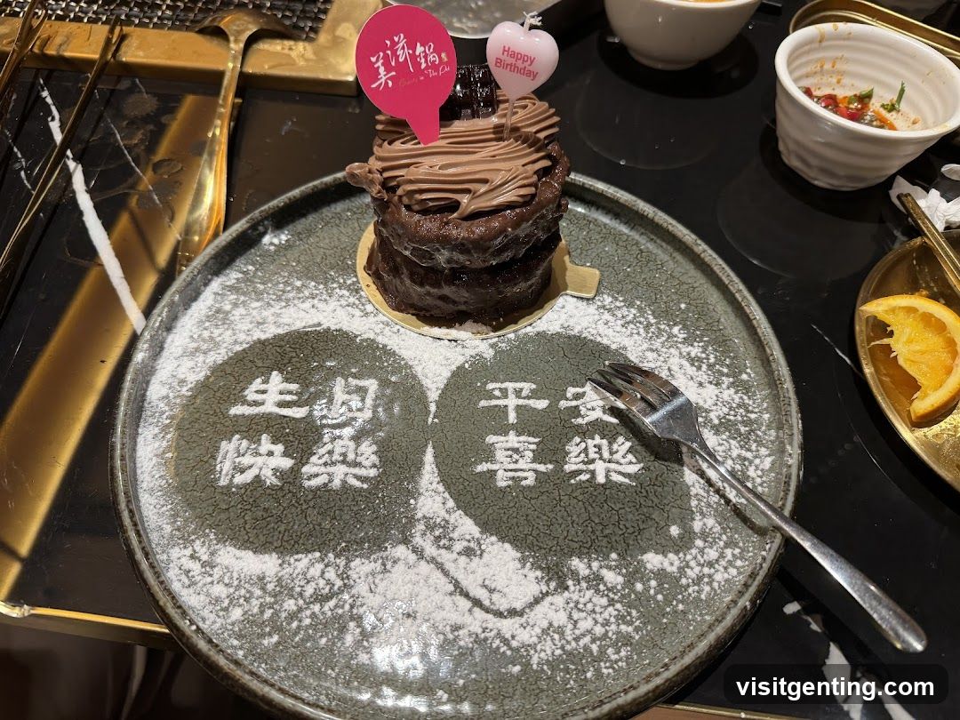 Birthday Cake Presentation
