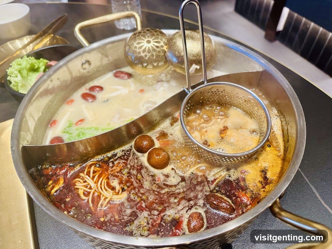 Hot Pot Dining Setup