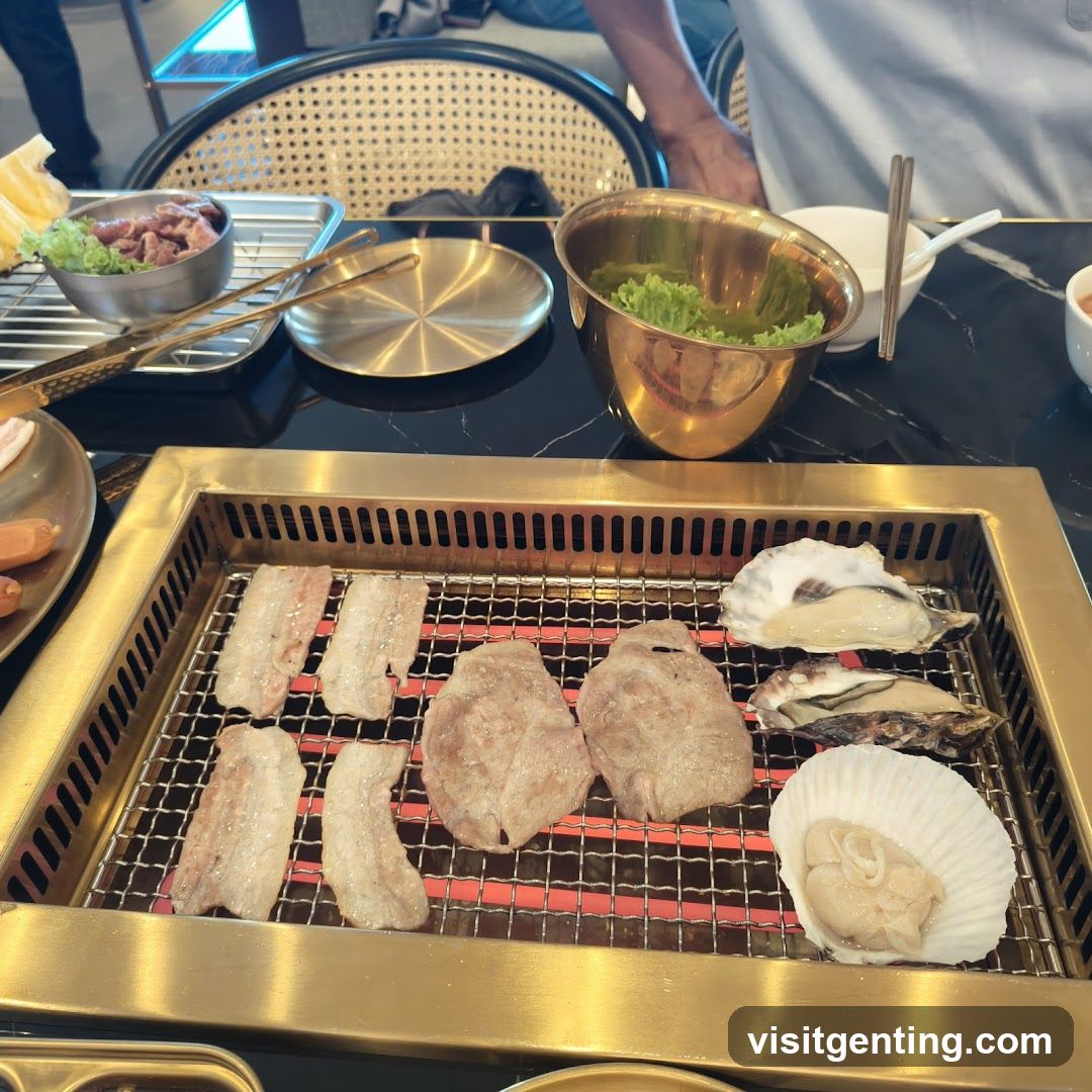 Grill Table Setup