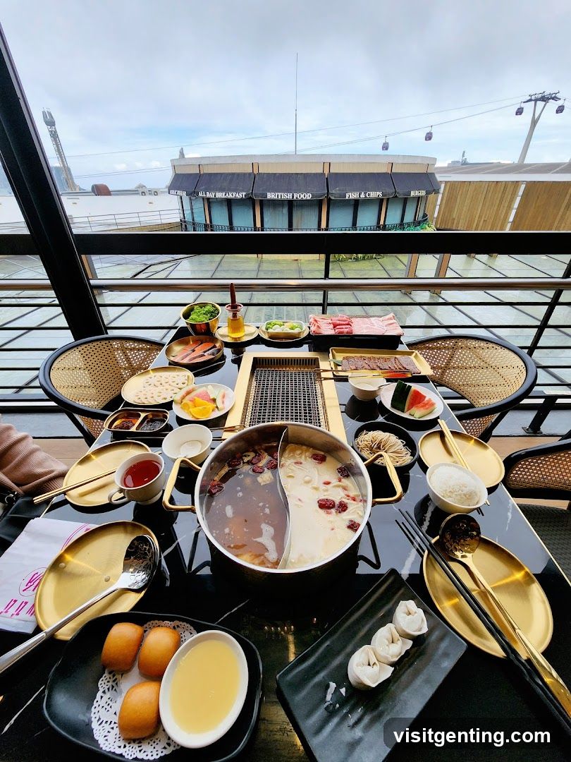 Hot Pot Dining with View
