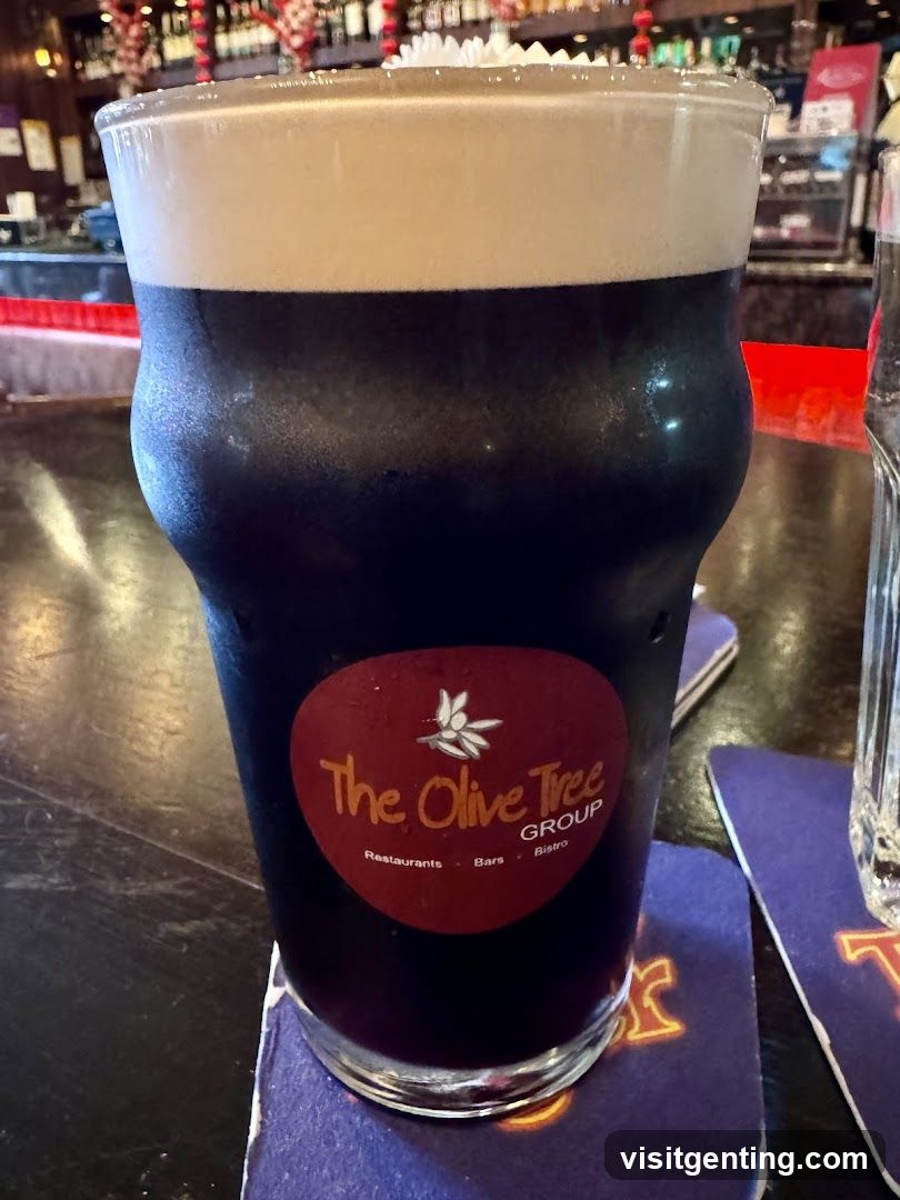 Beer in Bar Setting