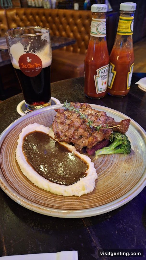 Restaurant Interior Meal Shot