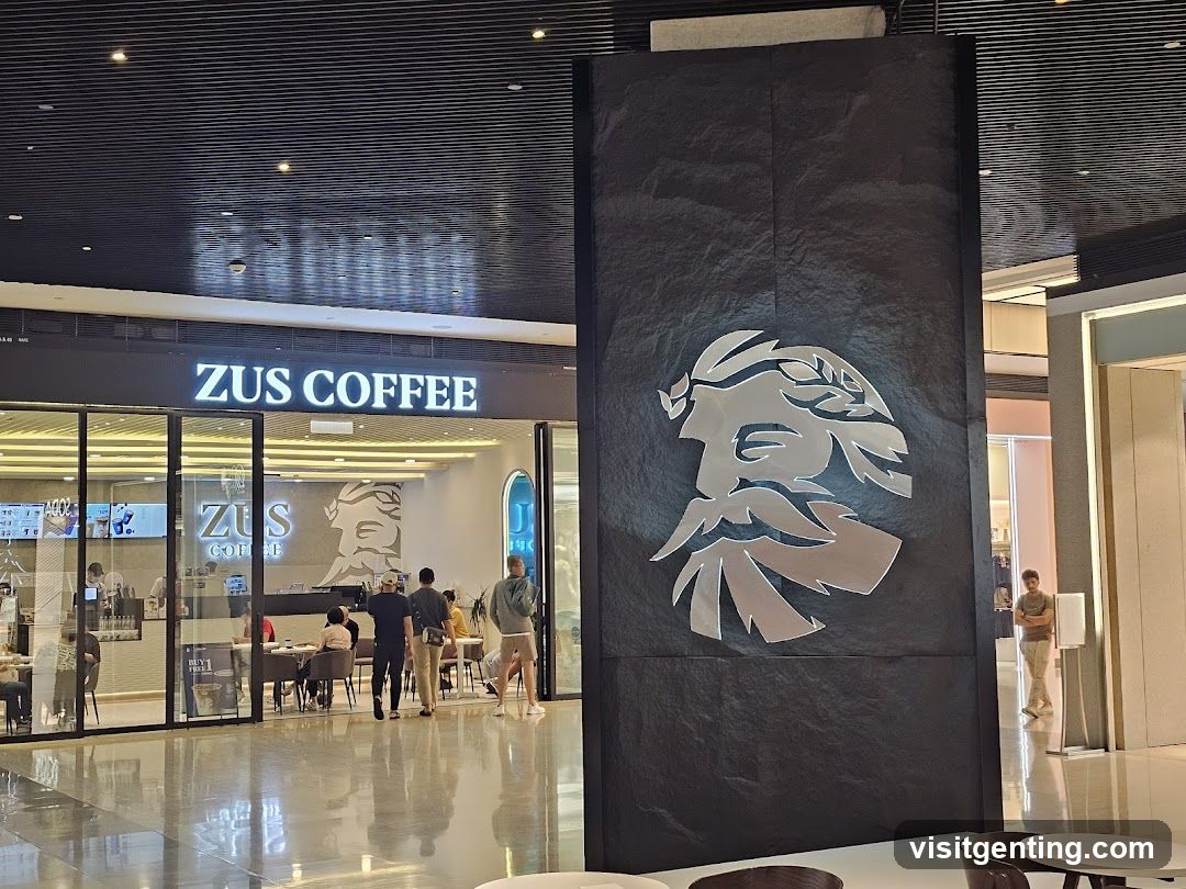 ZUS COFFEE storefront interior view