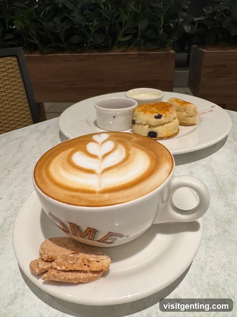 Coffee and Pastries at Café