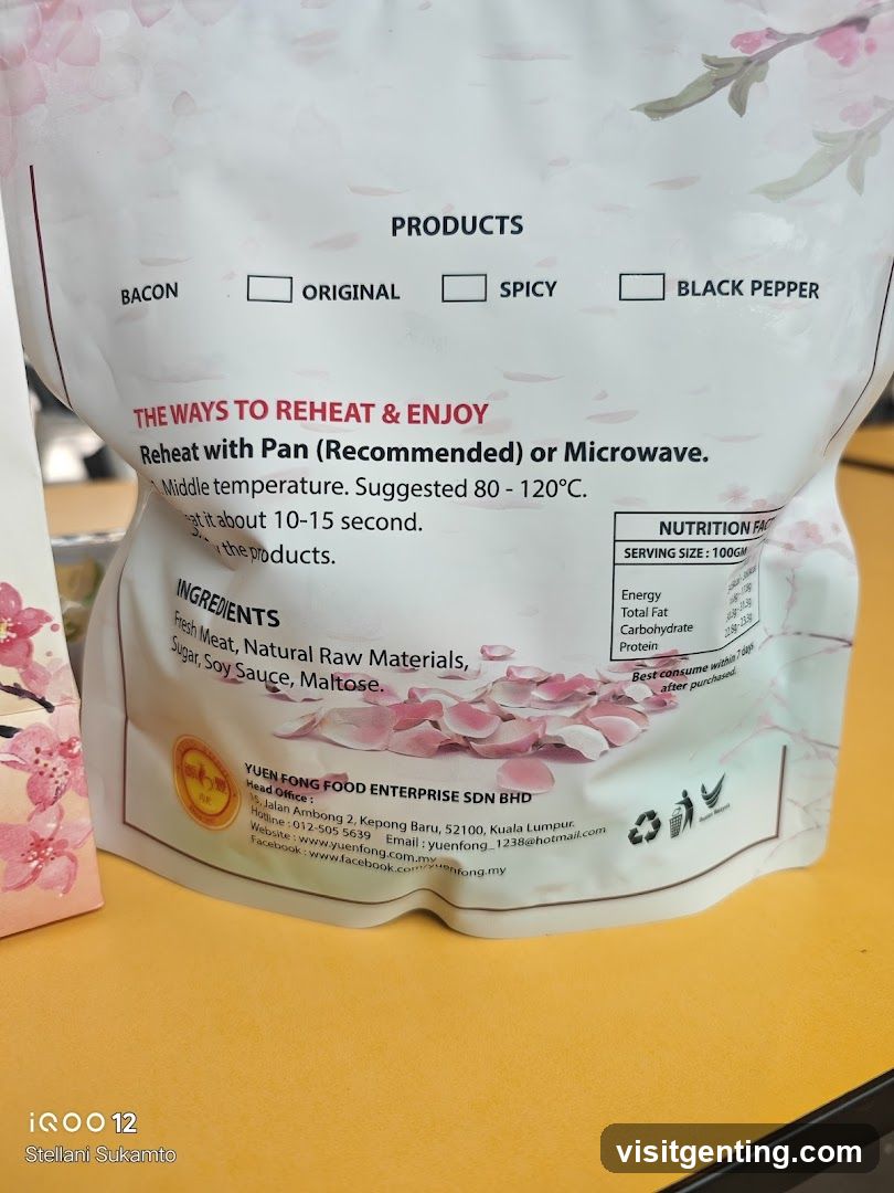 Bacon Product Packaging