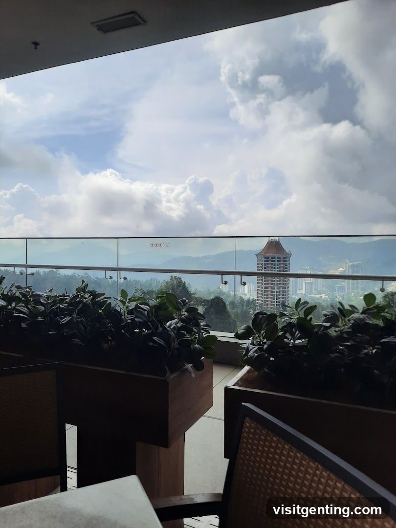 Balcony View with Urban Landscape