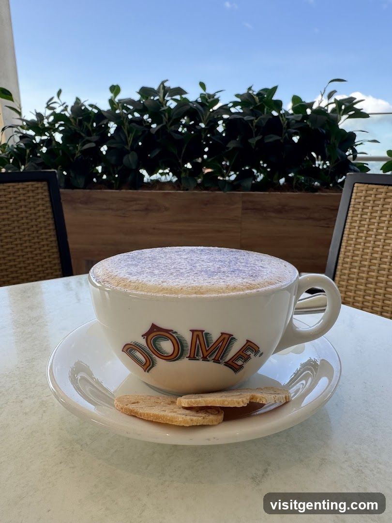 Café Setting with Cup and Cracker