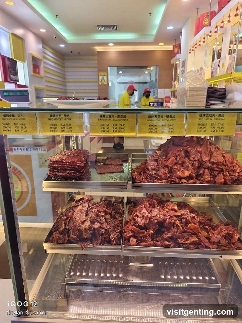 Interior of a food stall