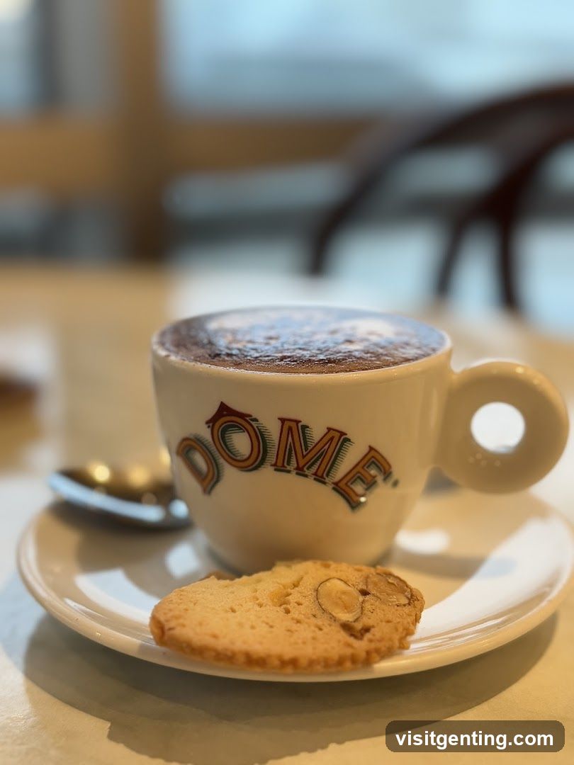 Coffee and Cookie at Dome