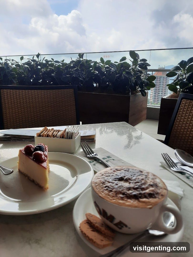 Outdoor café setting