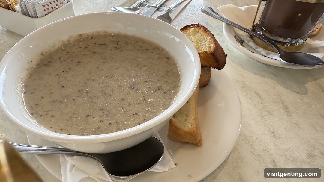 Table Setting with Soup and Bread