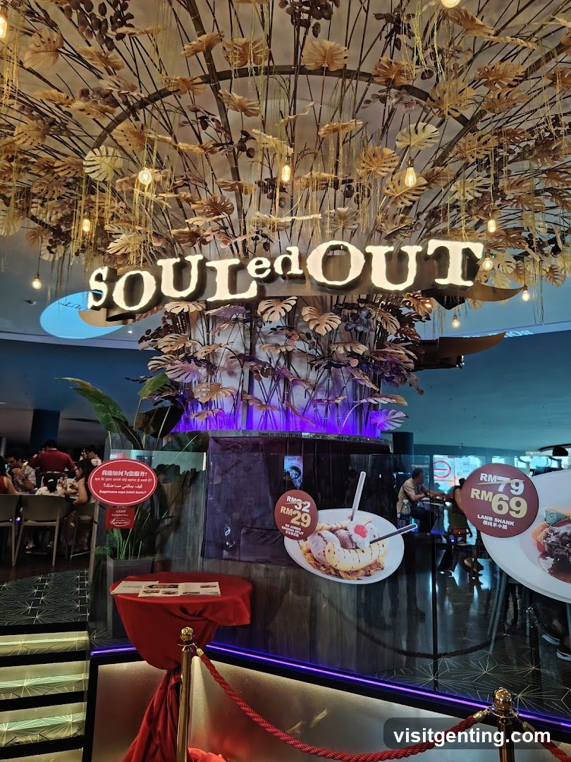 SOULedOUT restaurant interior